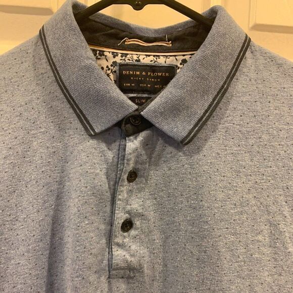 Denim & Flower Ricky Singh Slim Fit Polo Shirt - Picture 2 of 3